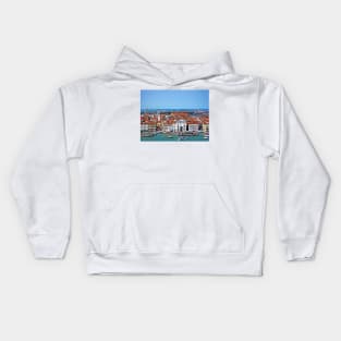 Santa maria del Rosario church, Zattere area, Venice, Italy Kids Hoodie